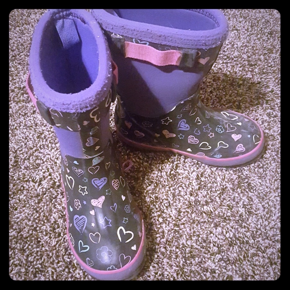Little girl muck boots! Size 10